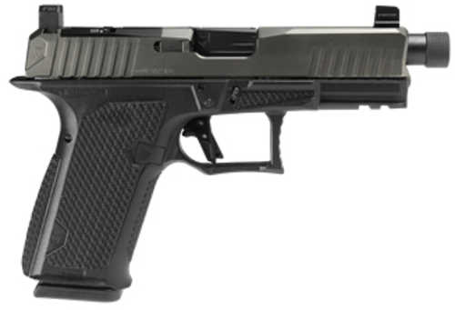 Lone Wolf Distributors Dusk19 Compact Semi-Automatic Pistol 9mm Luger 4.6" Barrel (1)-15Rd Magazine Black And Gray Finish