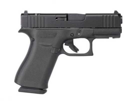 Glock G43X MOS Sub-Compact Pistol 9mm Luger 3.41" Barrel 10 Round Front Serrations Slide Interchangeable Backstraps Grip