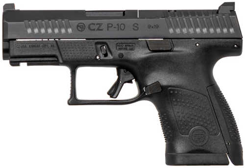 CZ-USA P-10S Semi-Automatic Pistol 9mm Luger 3.5" Barrel (1)-10Rd Magazine Fixed Sights Black Polymer Finish