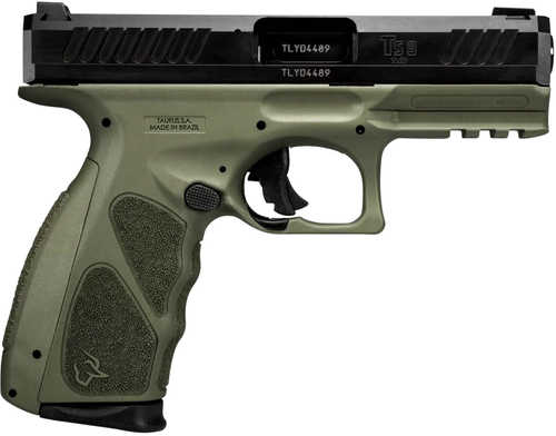 Taurus TS9 Full Size Semi-Automatic Pistol 9mm Luger 4" Barrel (2)-17Rd Magazine Matte Black Slide OD Green Polymer Finish
