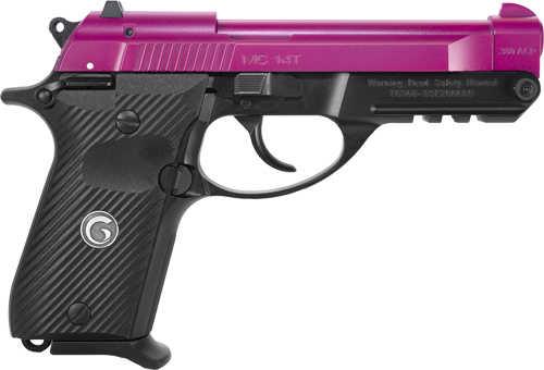Girsan MC14T Solution Semi-Automatic Pistol .380 ACP 3.88" Tip Up Barrel (1)-13Rd Magazine Pink Slide Black Polymer Finish