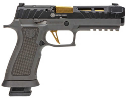 Used Sig Sauer P320 Spectre Comp Compact Semi-Automatic Pistol 9mm Luger 4.6" Barrel (2)-21Rd Magazines Black Nitron Finish