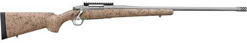 Ruger M77 Hawkeye FTW Hunter Bolt Action Rifle .300 Winchester Magnum 24" Barrel 3 Round Capacity HS Precision Tan/Black Speck Synthetic Stock Stainless Steel Finish