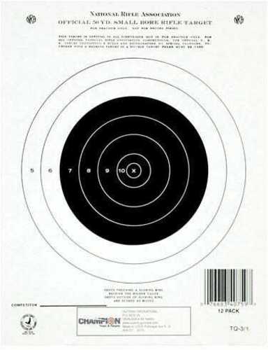 Champion Traps and Targets Gtq3/1 50 Yard Single Bullseye (Per 12) Md: 40759
