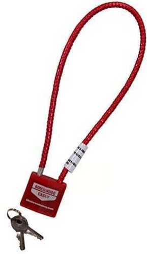 Birchwood Casey SafeLock Cable Lock Red Md: 04801