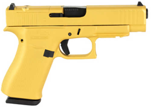 Glock 48 M.O.S. Compact Semi-Automatic Pistol 9mm Luger 4.17" Barrel (2)-10Rd Magazines Gold Cerakote Finish