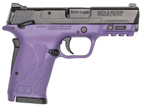Smith & Wesson M&P9 SHIELD EZ M2.0 Semi-Automatic Pistol 9mm Luger 3.68" Barrel (2)-8Rd Magazines Black Slide Purple Finish