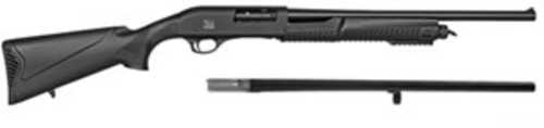 Charles Daly 301 Tactical Field Combo Pump Action Shotgun 12 Gauge 3" Chamber 18.5" & 28" Barrel 4 Round Capacity Synthetic Stock Black Finish