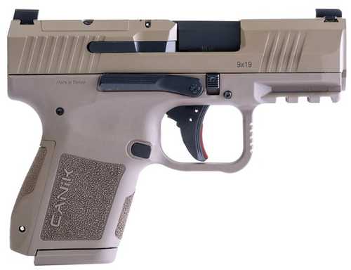 Canik Mete MC9 Semi-Automatic Pistol 9mm Luger 3.18" Barrel (1)-12RD & (1)-12Rd Magazines Flat Dark Earth Cerakote Finish