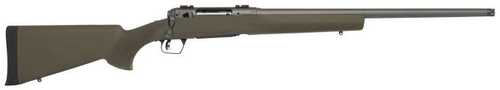 <span style="font-weight:bolder; ">Savage</span> Arms 110 Trail Hunter Bolt Action Rifle .450 Bushmaster 20" Barrel 3 Round Capacity OD Green Hogue Overmold Stock Tungsten Gray Cerakote Finish