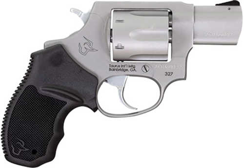 Taurus M327 Double/Single Action Revolver .327 Federal Magnum 2" Barrel 6 Round Capacity Black Rubber Grips Matte Stainless Finish