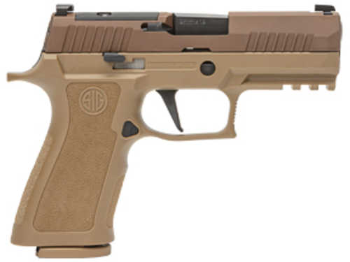 Sig Sauer P320 X-Carry Semi-Automatic Pistol 9mm Luger 3.9" Barrel (1)-17Rd & (1)-21Rd Magazines Night Sights Coyote Tan Finish