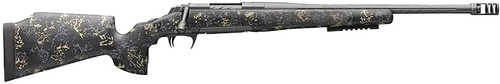 Browning X-Bolt Pro McMillan LR SPR Bolt Action Rile 6.8 Western 20" Barrel 3 Round Capacity Sonora Carbon Ambush Camouflage Stock Carbon Gray Elite Cerakote Finish