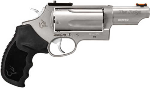 Taurus 4410 Judge Tracker Double/Single Action Revolver .410 Gauge/.45 LC 3" Barrel 5 Round Capacity Black Rubber Grips Matte Stainless Finish