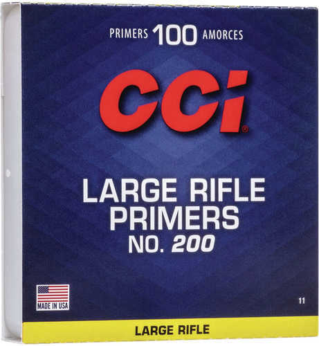 CCI 200 Standard Large Rifle Primers Box of 1000