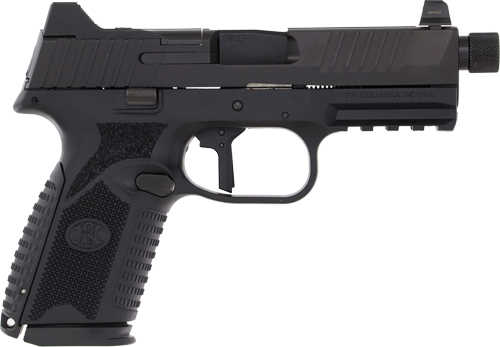 FN 509 Midsize Tactical Semi-Automatic Pistol 9mm Luger 4.5" Barrel (4)-24Rd & (1)-15Rd Magazines Black Polymer Finish