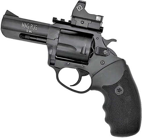 Charter Arms Mag Pug Double/Single Action Revolver .357 Magnum 3" Barrel 5 Round Capacity Synthetic Grips Black Passivate Finish