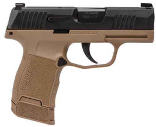 Sig Sauer P365 TALO Tacpac Sub-Compact Semi-Automatic Pistol 9mm Luger 3.1" Barrel (2)-12Rd & (1)-15Rd Magazines Black Slide Coyote Tan Finish