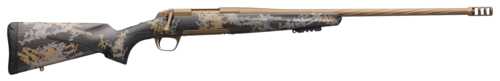 Browning X-Bolt Mountain Pro Bolt Action Rifle 7mm PRC 24" Barrel 3 Round Capacity Accent Graphics Carbon Fiber Stock Burnt Bronze Cerakote Finish