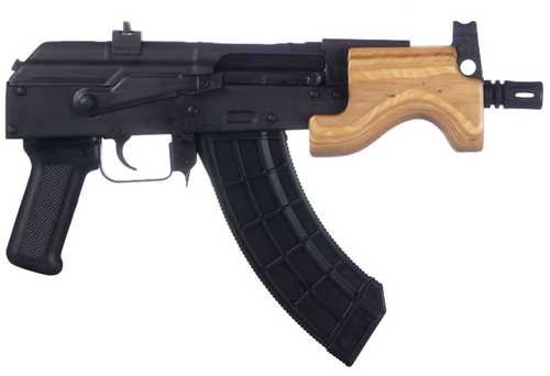 Click to see larger image. Century Arms Micro Draco AK-Style Semi-Automatic Pistol 7.62x39mm 6.25" Barrel (1)-30Rd Magazine Polymer Pistol Grip Black Finish