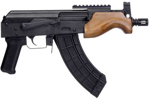 Century Arms Micro Draco Semi-Automatic AK-Style Pistol 7.62x39mm 6.25" Barrel (1)-30Rd Magazine Adjustable Sights Black Polymer Finish