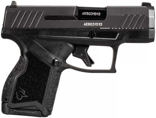 Taurus GX4 Micro-Compact Semi-Automatic Pistol 9mm Luger 3.06" Barrel (2)-10Rd Magazines Graphene Cerakote Slide Black Polymer Finish