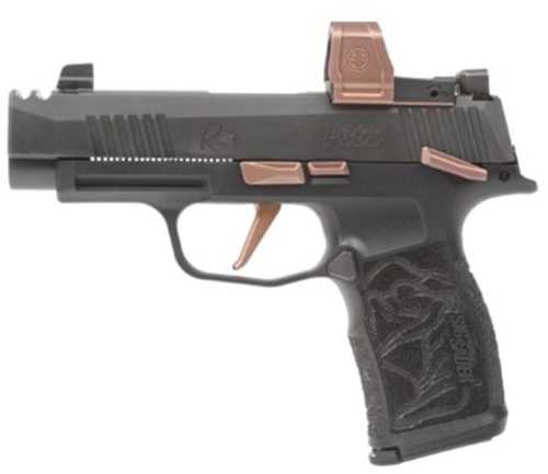 Sig Sauer P365 Rose XL Semi-Automatic Pistol 9mm Luger 3.1" Barrel (2)-12Rd Magazines Night Sights ROMEO Zero Elite Included Polymer Grips Black Finish