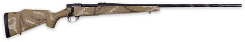 Weatherby Vanguard Outfitter Bolt Action Rifle .30-06 Springfield 24" Barrel 5 Round Capacity Tan With Brown & White Sponge Pattern Synthetic Stock Graphite Black Cerakote Finish