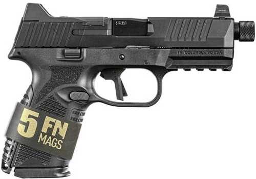 FN 509M Tactical Bundle Semi-Automatic Pistol 9mm Luger 4.5" Barrel (5)-10Rd Magazines Black Polymer Finish