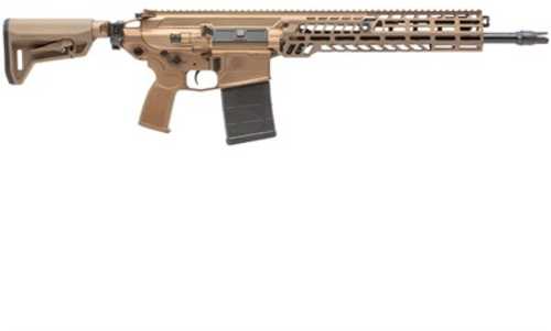 Sig Sauer MCX Spear Semi-Automatic Rifle 7.62x51mm NATO 16" Barrel (1)-20Rd Magazine Synthetic Stock Coyote Tan Finish