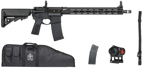 Springfield Saint Victor Semi-Autoamtic AR Rifle .223 Remington 16" Barrel (1)-30Rd Magazine Includes Vortex Crossfire Red Dot B5 Bravo Stock Black Finish