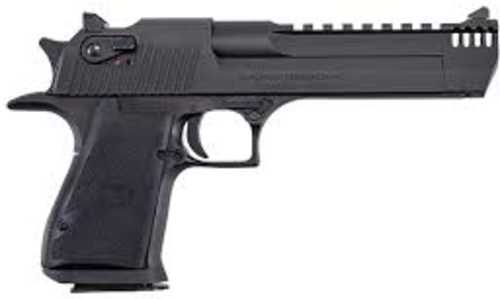 Magnum Research Desert Eagle Semi-Automatic Pistol .44 Remington Magnum 6" Barrel (1)-8Rd Magazine Fixed Sights Hogue 2-Panel Rubber Grips Black Finish