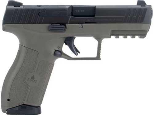 IWI Masada Semi-Automatic Pistol 9mm Luger 4.1" Barrel (2)-10Rd Magazines Optic Ready Black Slide OD Green Polymer Finish