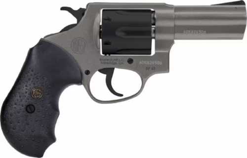 Rossi RP63 Double/Single Action Revolver 357 Magnum 3" Barrel 6 Round Capacity Black Rubber Grips Tungsten Cerakote Finish
