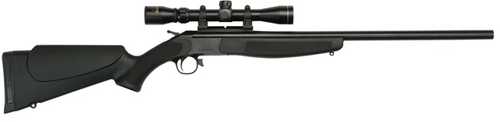 CVA Scout Single Shot Rifle .44 Magnum 22" Barrel 1 Round Capacity KonusPro 3-9x32 Scope & Case Included Black Synthetic Stock Matte Blued Finish
