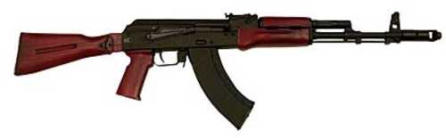 Kalashnikov USA KR103 Semi-Automatic Rifle 7.62x39mm 16.5" Barrel (1)-30Rd Magazine Red Hardwood Side Folding Stock Black Finish