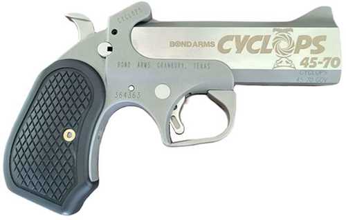 Bond Arms Cyclops Single Action Derringer .44 Remington Magnum 4.25" Barrel 1 Round Capacity Black B6 Extended Grips Stainless Steel Finish
