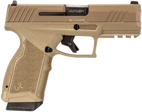 Taurus GX4 Carry Striker Fired Semi-Automatic Pistol 9mm Luger 3.7" Barrel (2)-15Rd Magazines Flat Dark Earth Polymer Finish