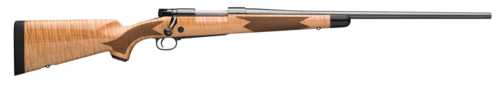 Winchester Model 70 Bolt Action Rifle 6.8 Western 24" Barrel 3 Round Capacity Gloss Finish AAA Maple Stock Polished Blued Finish