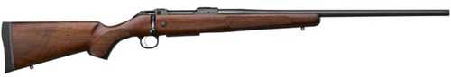 CZ-USA 600 American Bolt Action Rifle .300 Winchester Magnum 24" Barrel (1)-3Rd Magazine Laser Checkered Satin Walnut Stock Black Finish