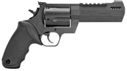 Taurus Raging Hunter Double Action Revolver .460 S&W 5.12" Barrel 5 Round Capacity Adjustable Rear Sight Black Rubber Grips Black Oxide Finish