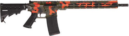 Great Lakes Firearms AR-15 Mission Semi-Automatic Rifle .223 Wylde 16" Barrel (1)-30Rd Magazine Black Synthetic Stock Deer Camp Camouflage Finish