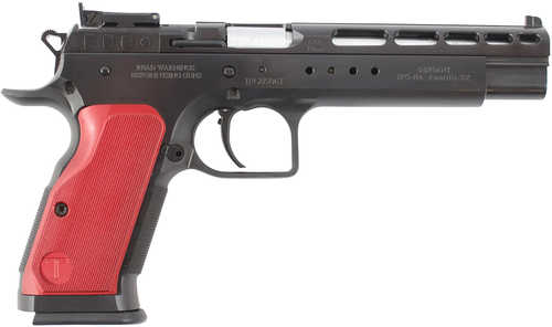 Tanfoglio Gold Match Semi-Automatic Pistol 10mm 6" Barrel (1)-10Rd Magazine Adjustable Sights Blued Finish