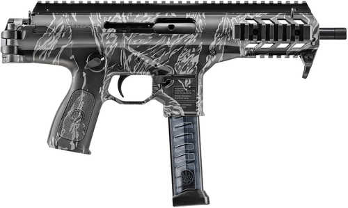 Beretta PMXs Semi-Automatic Tactical Pistol 9mm Luger 6.9" Barrel (2)-30Rd Magazines Ambidextrous Hand Black & Gray Tiger Stripe Finish