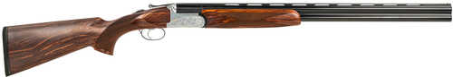 Fausti Caledon Break Open Over/Under Shotgun 16 Gauge 2.75" Chamber 28" Blued Barrel 2 Round Capacity Bead Front Sights Wood Laser Grain Stock Stainless Finish