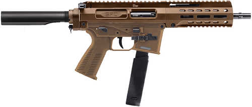 B&T Firearms SPC10 Semi-Automatic Pistol 10mm 8.9" Barrel (1)-30Rd Magazine Optic Ready Coyote Brown Hard Coat Anodized Finish