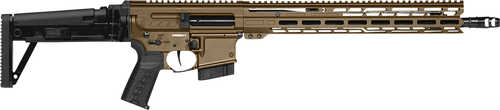 CMMG Dissent MK4 Semi-Automatic Rifle 6mm ARC 16.1" Barrel (2)-10Rd Magazines Black CMMG Dissent Side Folding Stock Midnight Bronze Cerakote Finish