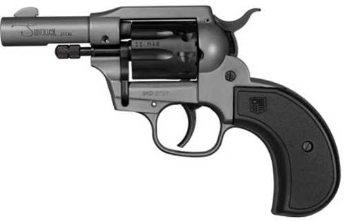 Diamondback Sidekick Double/Single Action Revolver .22 LR/.22 Magnum 3" Barrel 9 Round Capacity Black Checkered Synthetic Grips Dark Grey Cerakote Finish