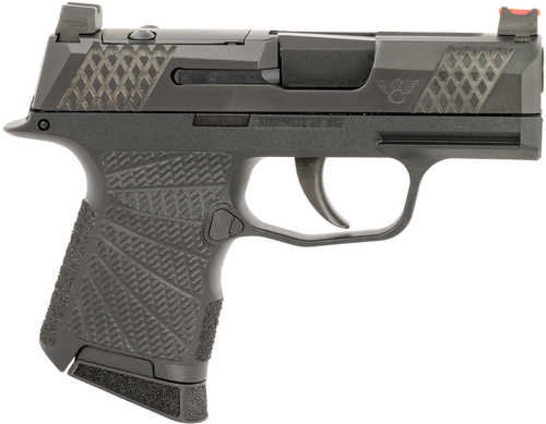 Wilson Combat P365 Sub-Compact Semi-Automatic Pistol 9mm Luger 3.1" Barrel (2)-10Rd Magazines Black DLC Slide Black Polymer Finish