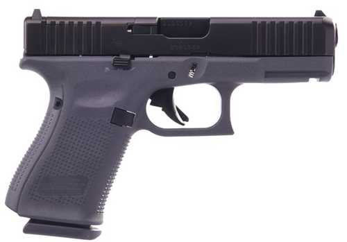 Glock G19 Gen5 MOS Safe Action Semi-Automatic Pistol 9mm Luger 4.02" Barrel (3)-15Rd Magazine Fixed Sights Optics Ready Black Slide Gray Polymer Finish